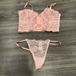 Victoria’s Secret lace two piece lingerie set